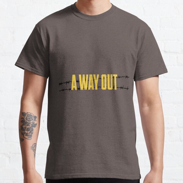 A Way Out Clothing Redbubble - multiplayer fleeout escape room roblox