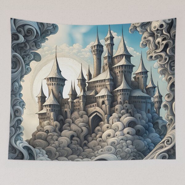 Item preview, Fantasy Castle in a Land Far, Far Away designed and sold by Bright-Moonrise.