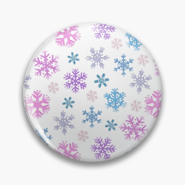 Item preview, Purple and blue snowflakes designed and sold by pinkyfish1010.