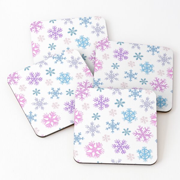 Item preview, Purple and blue snowflakes designed and sold by pinkyfish1010.