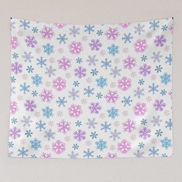 Item preview, Purple and blue snowflakes designed and sold by pinkyfish1010.
