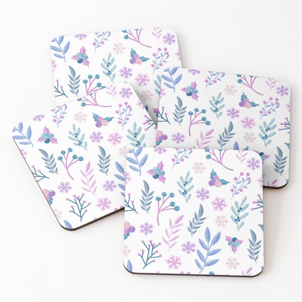 Item preview, Christmas flowers print designed and sold by pinkyfish1010.
