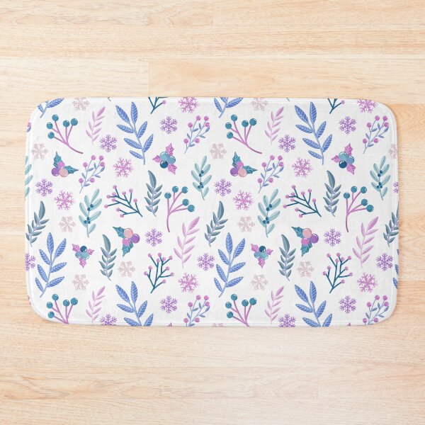 Item preview, Christmas flowers print designed and sold by pinkyfish1010.