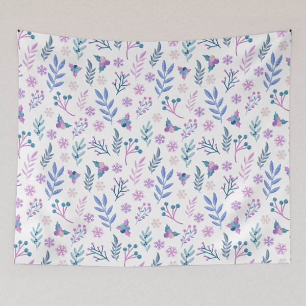 Item preview, Christmas flowers print designed and sold by pinkyfish1010.