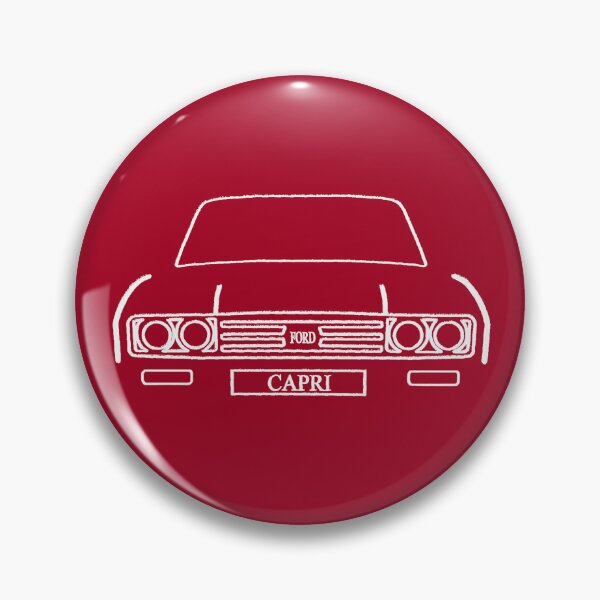 Item preview, Line Drawn Ford Capri (red) designed and sold by KLloydPhotos.