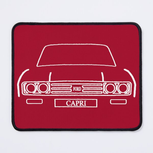 Item preview, Line Drawn Ford Capri (red) designed and sold by KLloydPhotos.