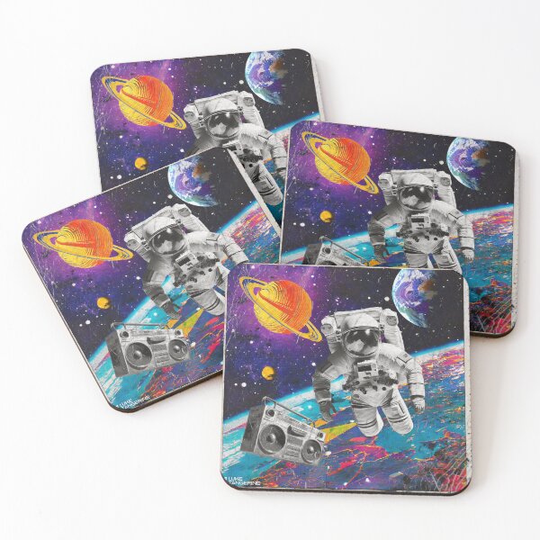 Item preview, Astronaut with boombox designed and sold by Pixelfunk.