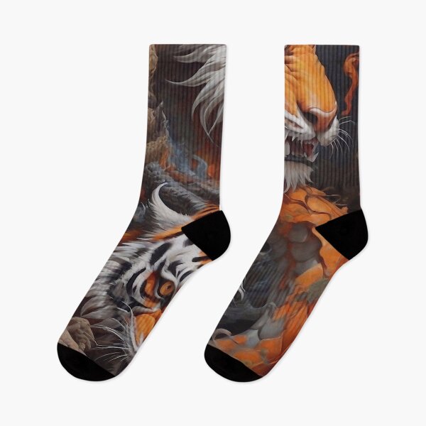 Item preview, Dragon and tiger designed and sold by M-Y-A-R-T-.