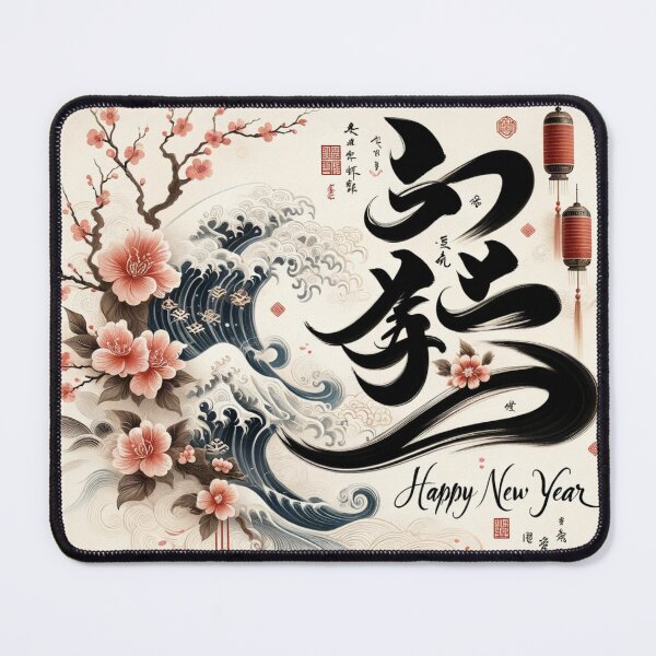 Item preview, Asian-Inspired Happy New Year designed and sold by Hibiskusmond.