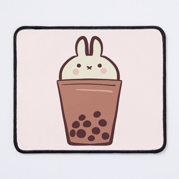 Item preview, boba bunny illustration designed and sold by Mayarart.