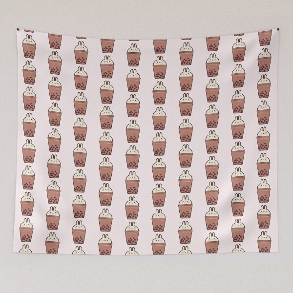 Item preview, boba bunny illustration  designed and sold by Mayarart.
