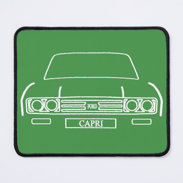Item preview, Line Drawn Ford Capri (green) designed and sold by KLloydPhotos.