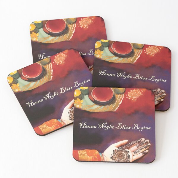 Item preview, "Henna Night Bliss Begins" designed and sold by JoyColorLove.