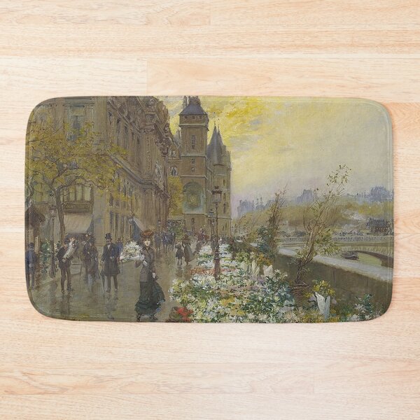 Item preview, A Flower Market in Paris designed and sold by tomorrowsart.