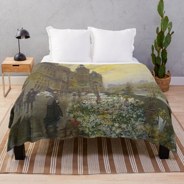 Item preview, A Flower Market in Paris designed and sold by tomorrowsart.