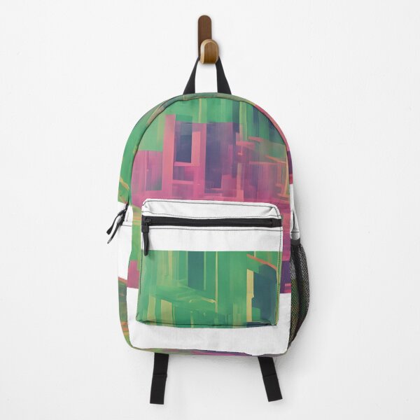 Artikelvorschau, Metropole in Overdrive Green Pink City Modernart entworfen und verkauft von Plus31Designs.
