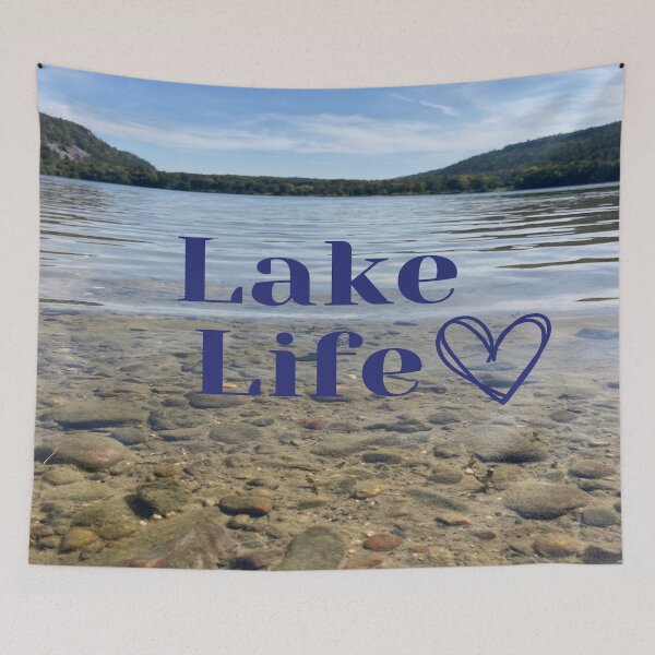 Item preview, Lake Life Beach Vista  designed and sold by Bridget Swanson.