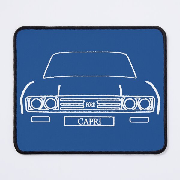 Item preview, Line Drawn Ford Capri (blue) designed and sold by KLloydPhotos.