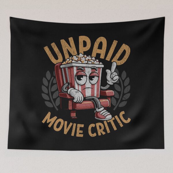 Item preview, Unpaid Movie Critic - Vintage Cinema, Film, and Motion Picture Lover designed and sold by lunaticbear.