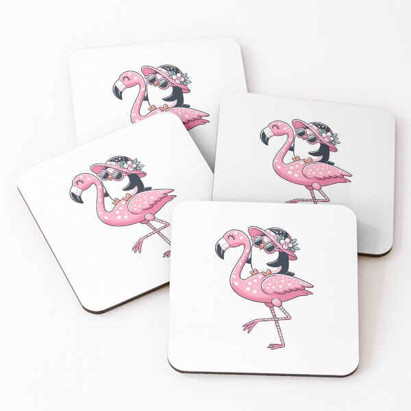 Item preview, Funny Flamingo Penguin Adventure Polka Dot Kids Boys Girls designed and sold by Designer-Girl.