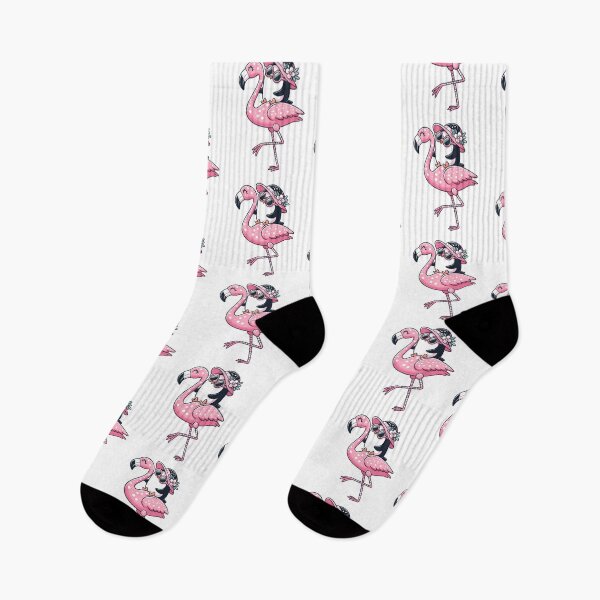 Item preview, Funny Flamingo Penguin Adventure Polka Dot Kids Boys Girls designed and sold by Designer-Girl.