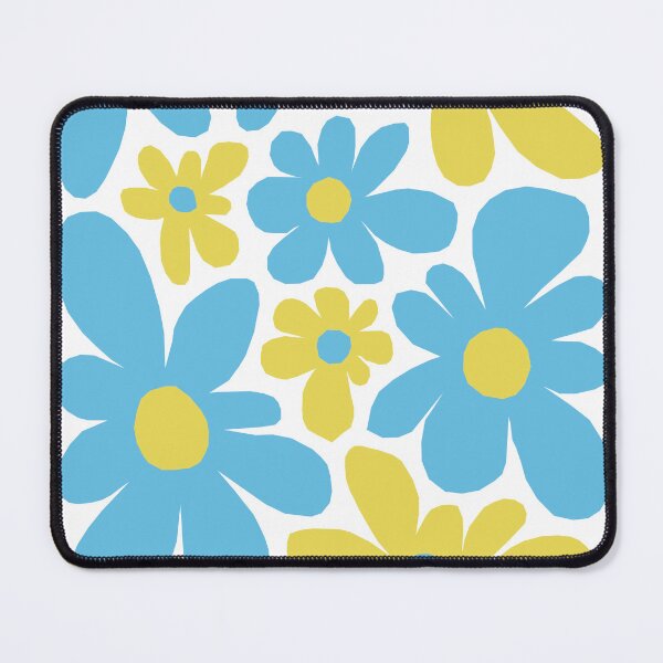 Item preview, Light blue and yellow paper flowers designed and sold by delostantos.