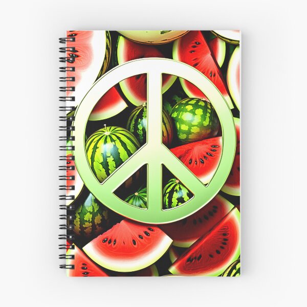 Item preview, Peace and Watermelon: Ceasefire Art Calls for Peace in Gaza #Ceasefire #Gaza designed and sold by Earth Nature Creations.