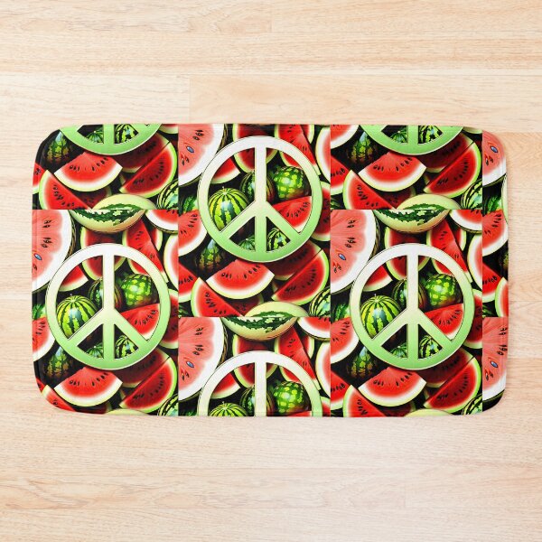 Item preview, Peace and Watermelon: Ceasefire Art Calls for Peace in Gaza #Ceasefire #Gaza designed and sold by Earth Nature Creations.