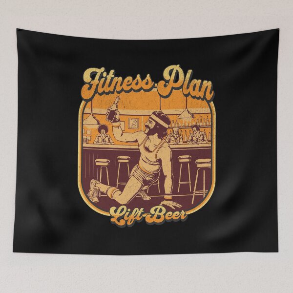 Item preview, Fitness Plan, Lift Beer designed and sold by Retro-Rebellion.