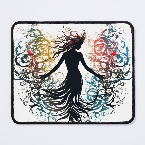Item preview, silhouette of women with graphics line , concept of freedom designed and sold by Fernnieskillup.