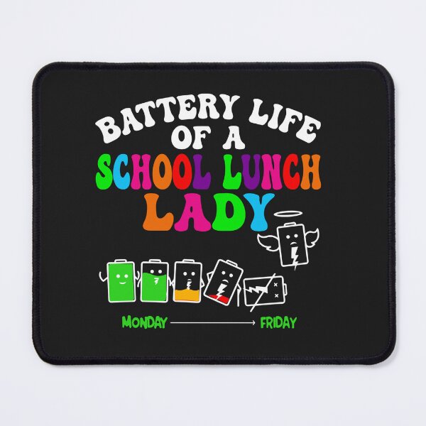 Item preview, Lunch Lady Battery Cafeteria Food Preparation Assistant designed and sold by Pitchou07.
