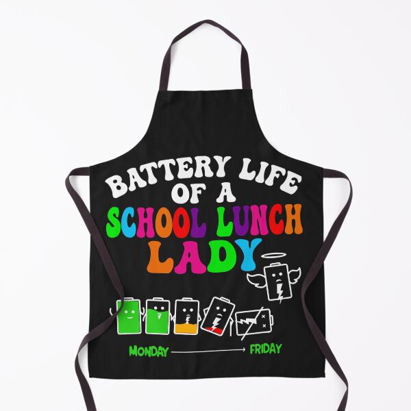 Item preview, Lunch Lady Battery Cafeteria Food Preparation Assistant designed and sold by Pitchou07.