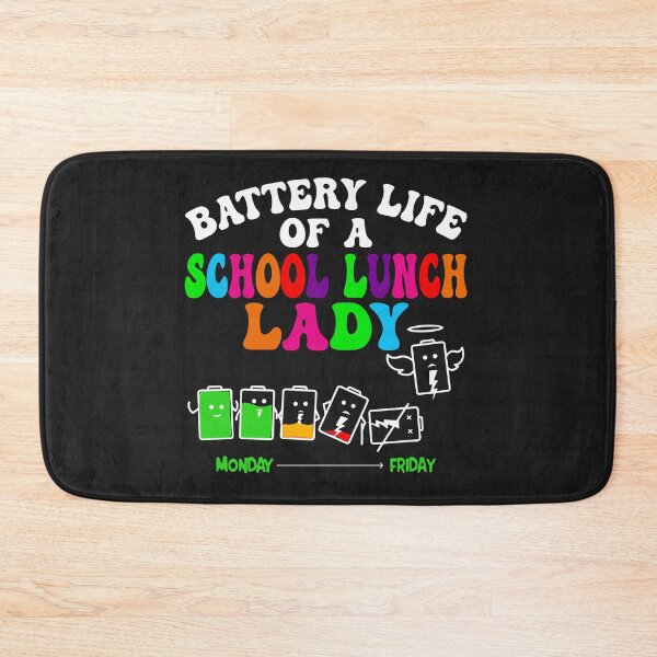 Item preview, Lunch Lady Battery Cafeteria Food Preparation Assistant designed and sold by Pitchou07.