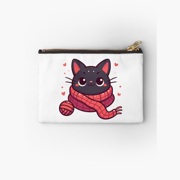 Item preview, Gato y gato kawaii tejido con ovillo designed and sold by TomFrontierArt.