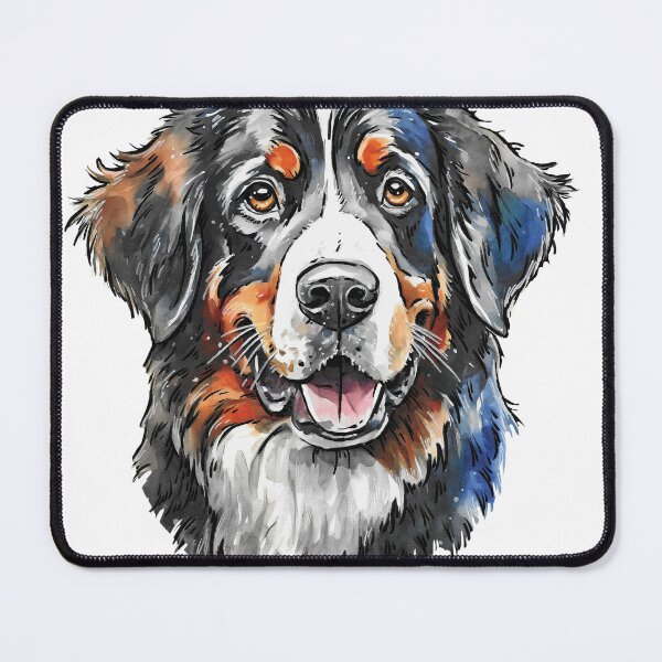 Item preview, Bernese Mountain Dog Portrait designed and sold by Motivburg.