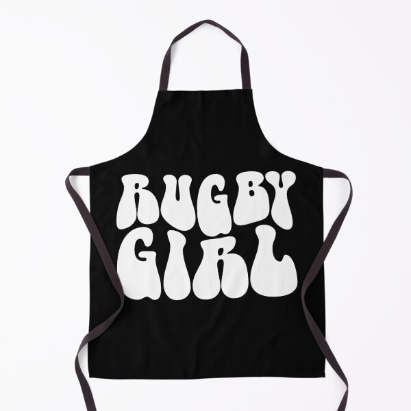 Item preview, Rugby Girl Text Monochrome Black designed and sold by Meepuruproject.