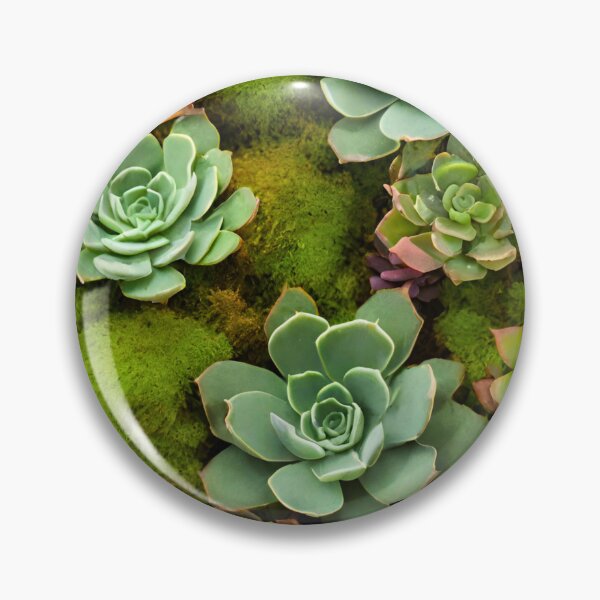 Item preview, Bright succulent and moss designed and sold by Joyce63.