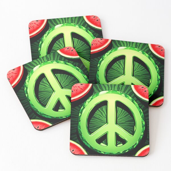 Item preview, Peace and Watermelons: Ceasefire Art Calls for Peace in Gaza #Ceasefire #Gaza designed and sold by Earth Nature Creations.