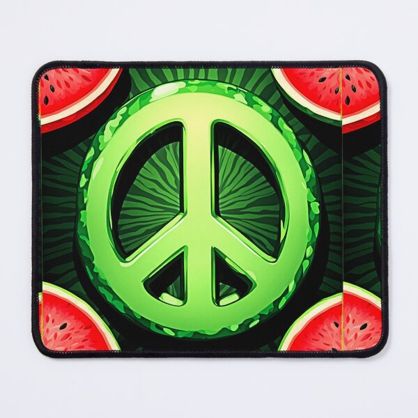 Item preview, Peace and Watermelons: Ceasefire Art Calls for Peace in Gaza #Ceasefire #Gaza designed and sold by Earth Nature Creations.