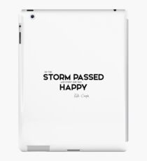 storm passed - kate chopin iPad Case/Skin