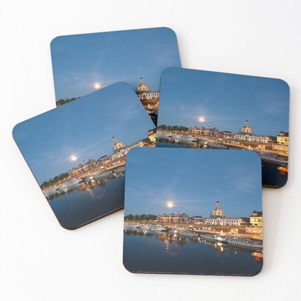 Item preview, Moonlight over the Dresden Art Academy, Brühlsche Terrasse designed and sold by Dietmar Fromme.