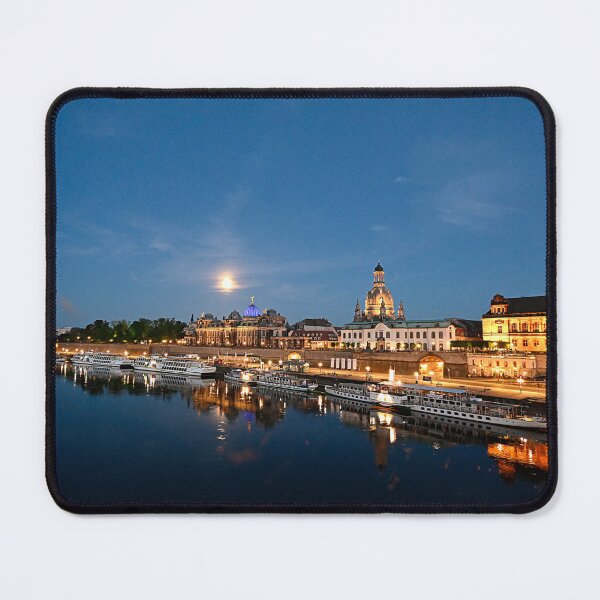 Item preview, Moonlight over the Dresden Art Academy, Brühlsche Terrasse designed and sold by Dietmar Fromme.