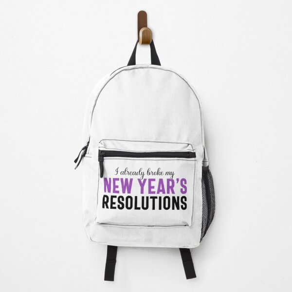 Item preview, I Already Broke My New Year's Resolutions - Funny New Year 2024, Broken Resolutions (Dark Design) designed and sold by Spiprinto.