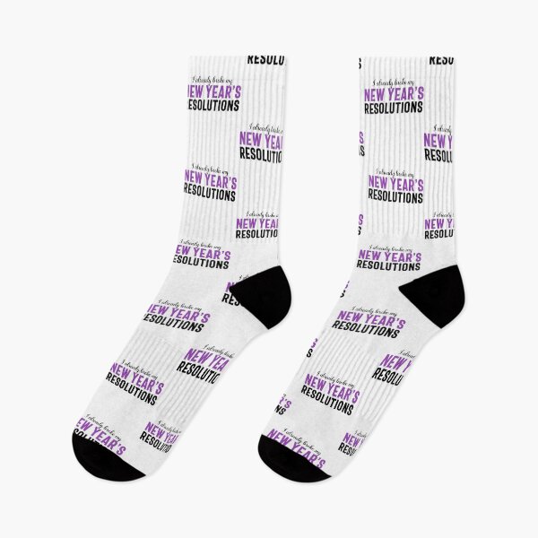 Item preview, I Already Broke My New Year's Resolutions - Funny New Year 2024, Broken Resolutions (Dark Design) designed and sold by Spiprinto.