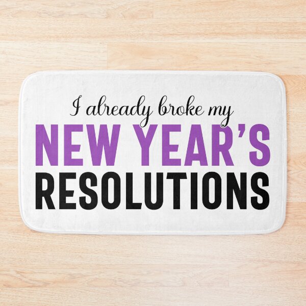 Item preview, I Already Broke My New Year's Resolutions - Funny New Year 2024, Broken Resolutions (Dark Design) designed and sold by Spiprinto.
