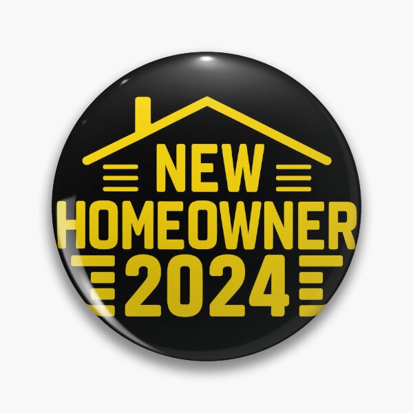 Item preview, New Homeowner 2024 yellow designed and sold by EmeraldeaArt.