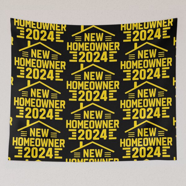 Item preview, New Homeowner 2024 yellow designed and sold by EmeraldeaArt.