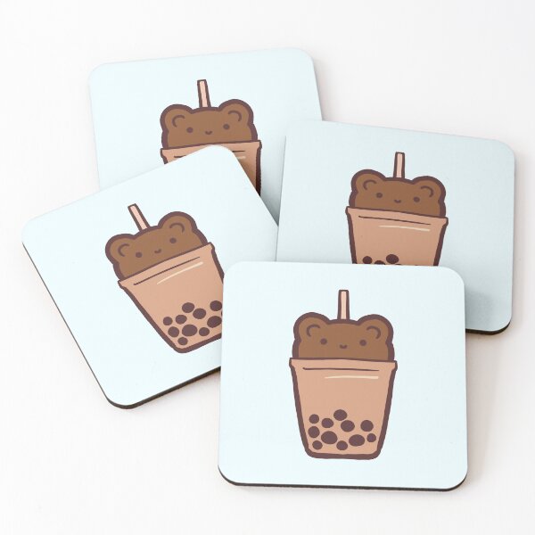 Item preview, boba bear illustration  designed and sold by Mayarart.