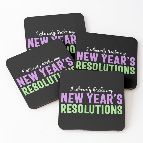 Item preview, I Already Broke My New Year's Resolutions - Funny New Year 2024, Broken Resolutions (Light Design) designed and sold by Spiprinto.
