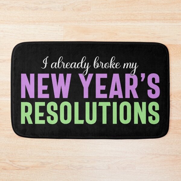Item preview, I Already Broke My New Year's Resolutions - Funny New Year 2024, Broken Resolutions (Light Design) designed and sold by Spiprinto.